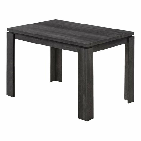 HOMEROOTS 48 x 32 x 30.5 in. Black Reclaimed Wood-Look Dining Table 366057